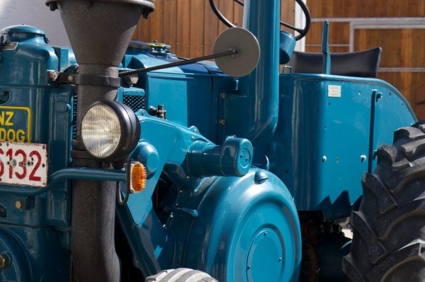 Lanz Oldtimer vorne Landwirtschaft © Hannes Schleeh