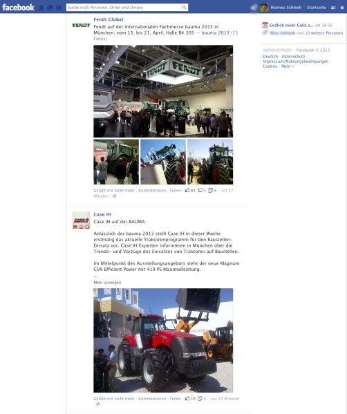 Landtechnik entdeckt BAUMA