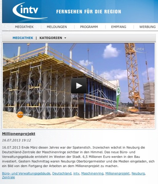 Maschinenring Neubau für 6,5 Millionen