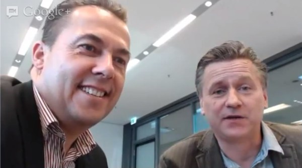 Videoblogger Gunnar Sohn und Hannes Schleeh