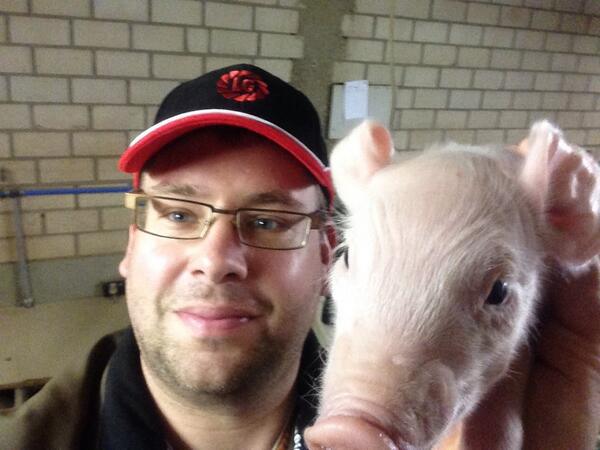 Marcus Holtkötter auf seinem felfie