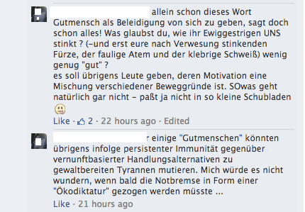 Ökodiktatur wie weit geht der Tierschutz Screenshot Facebook
