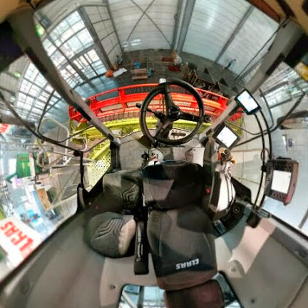 Claas Lexion Kabine innen