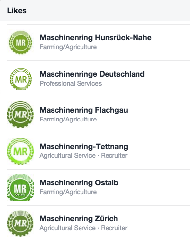 Logo Chaos Freundesliste eines Maschinenring auf Facebook