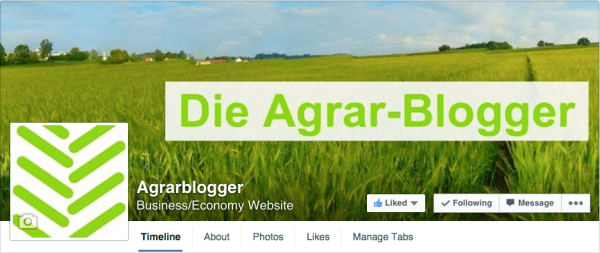 Neue Facebook Seite der Agrar-Blogger