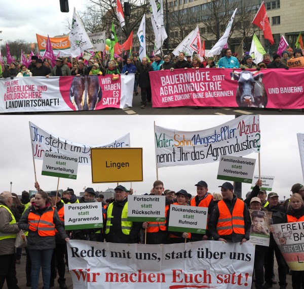 Agrardemos in Berlin 2016